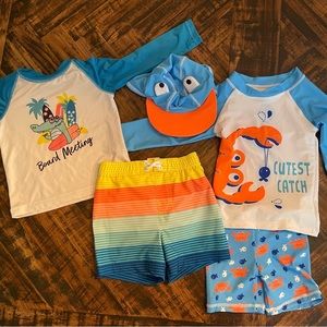 Swim Trunks & Rash Guard Bundle